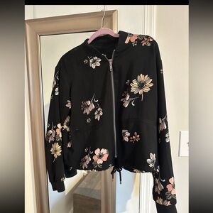 Who What Wear Floral Bomber Jacket